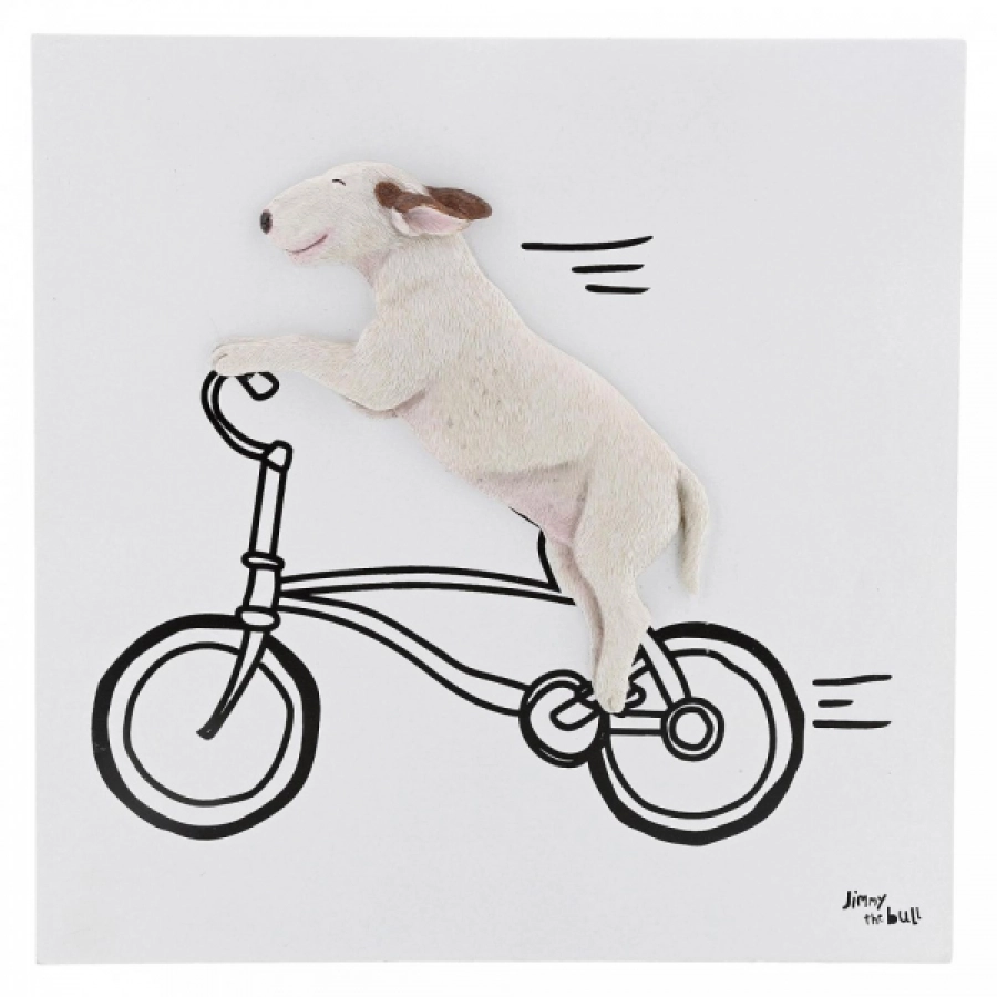 Jimmy the Bull – 'That's How He Rolls' schilderijtje