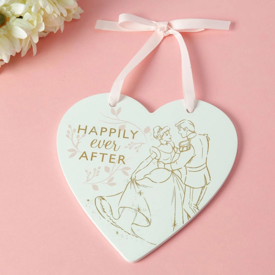 Disney Happily Ever After bordje – elegant Cinderella decoratiebord