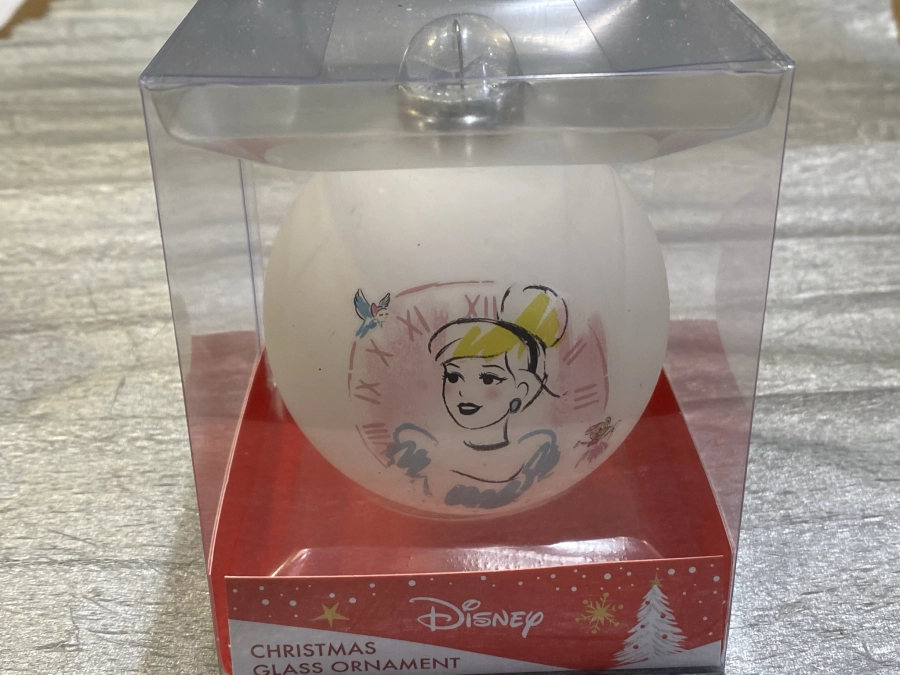 Disney Cinderella glazen kerstbal – sprookjesachtige kerstdecoratie