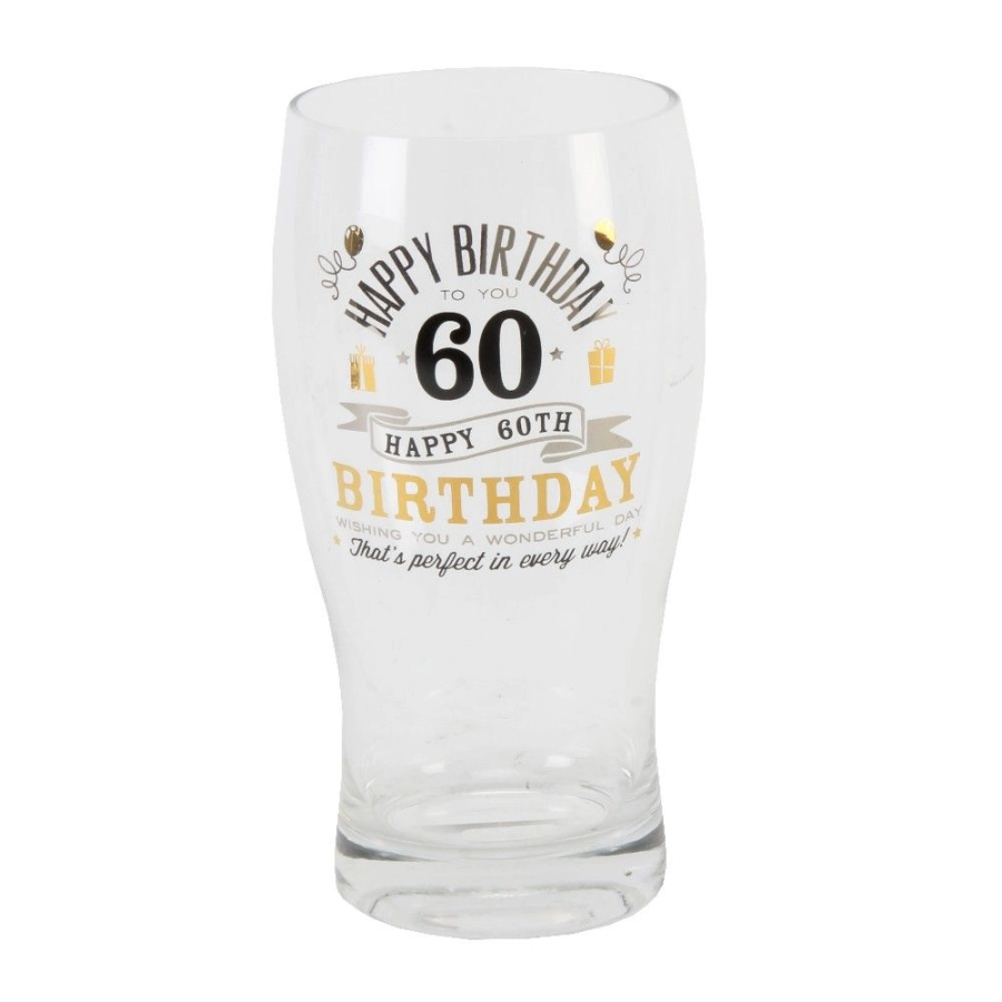 Glas Happy 60th Birthday