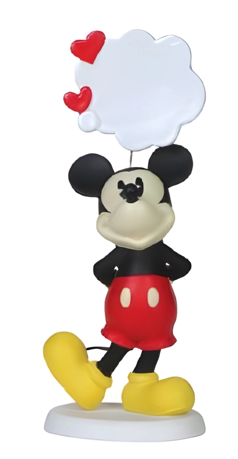 Precious Moments Mickey Mouse – tekstballon beeldje