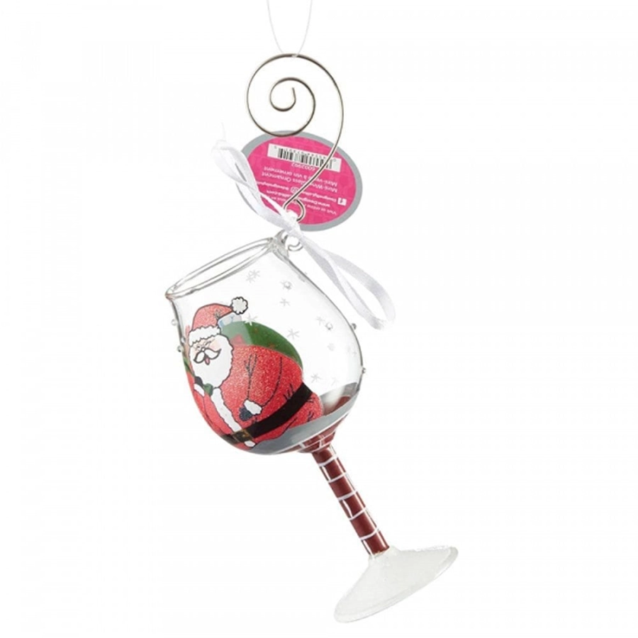 Stuck Santa Ornament