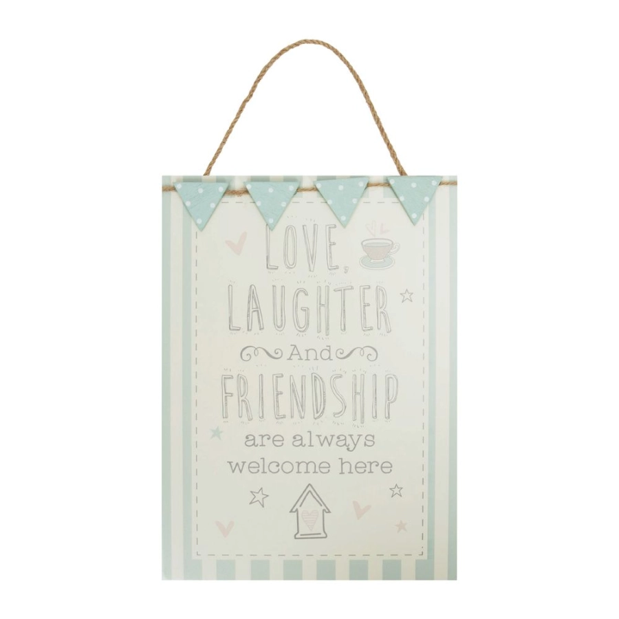 Houten bordje Friendship