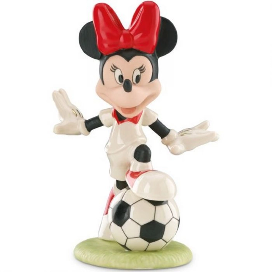Disney Soccer Star Minnie – porseleinen beeldje van Lenox