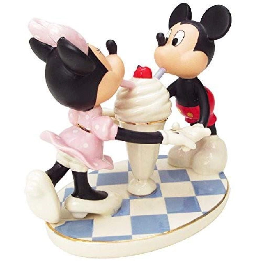 Disney Mickey & Minnie Soda Shoppe Sweethearts – porseleinen beeldje Lenox
