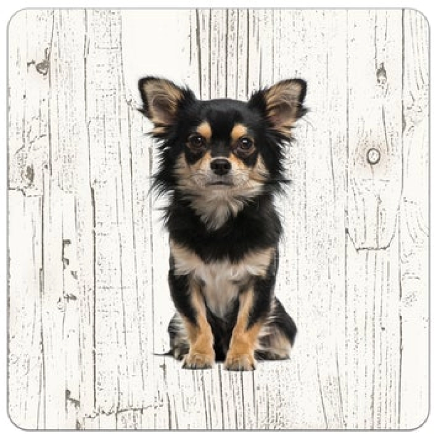 Houten onderzetters Chihuahua