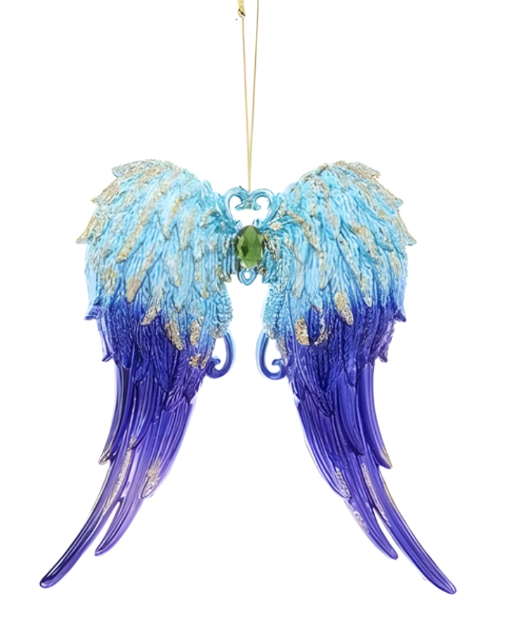 Ornament vleugels paars