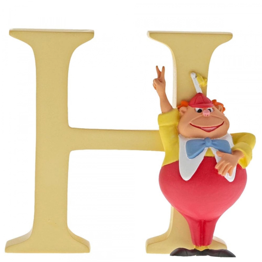 Disney letter H met Tweedle Dee – Alice in Wonderland decoratie