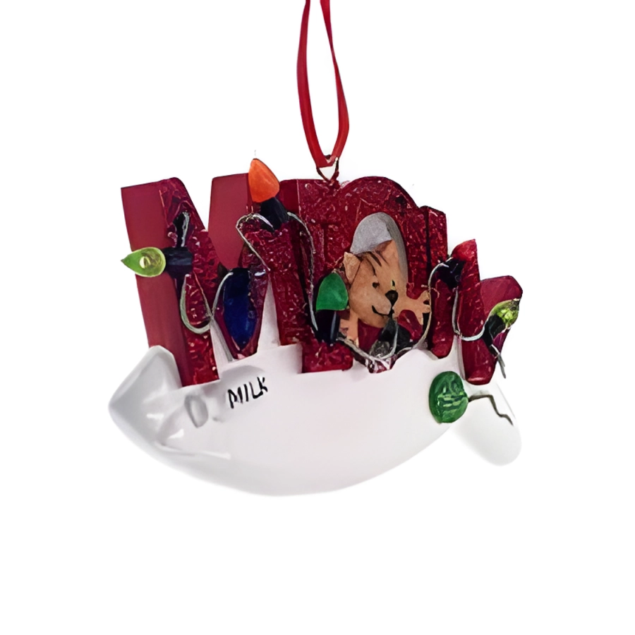 Meow kat ornament