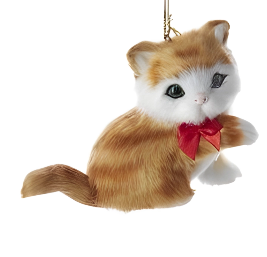 Ornament kat rood