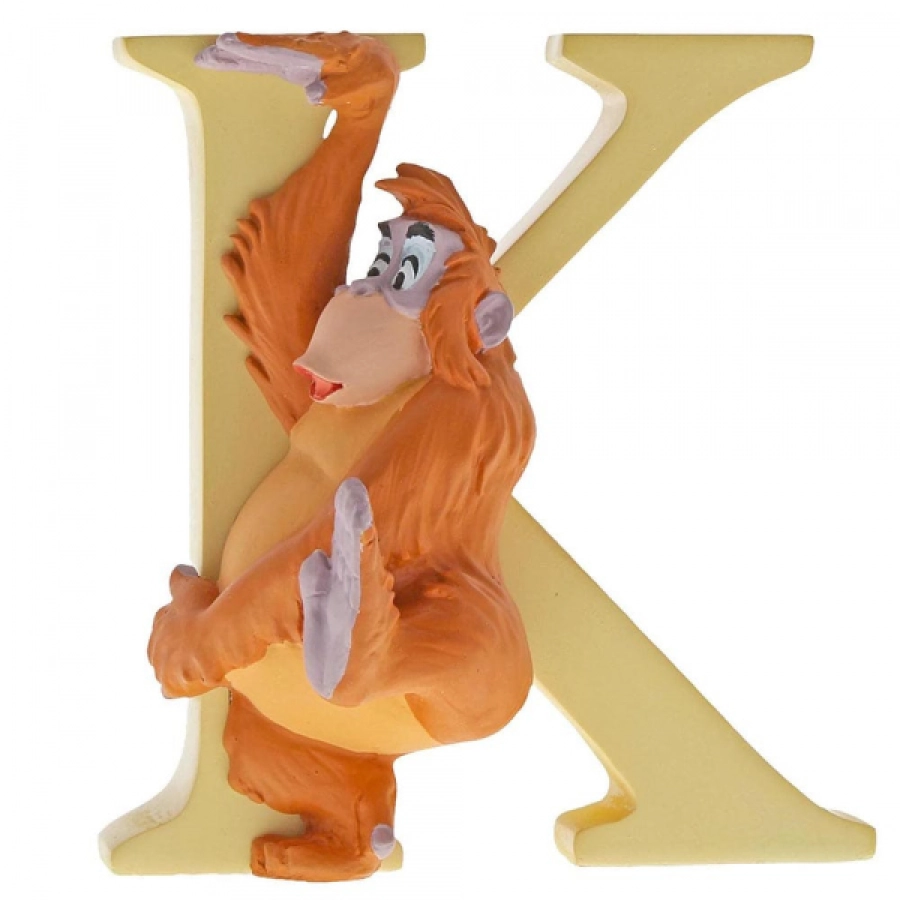 Disney letter K met King Louie – Jungle Book decoratie