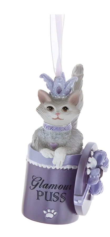 Ornament kat in doos