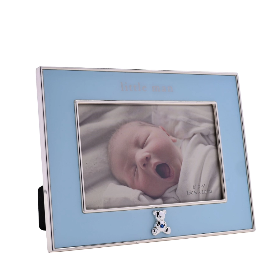 Blauwe Fotolijst 15 x 10 cm 'Little Prince'