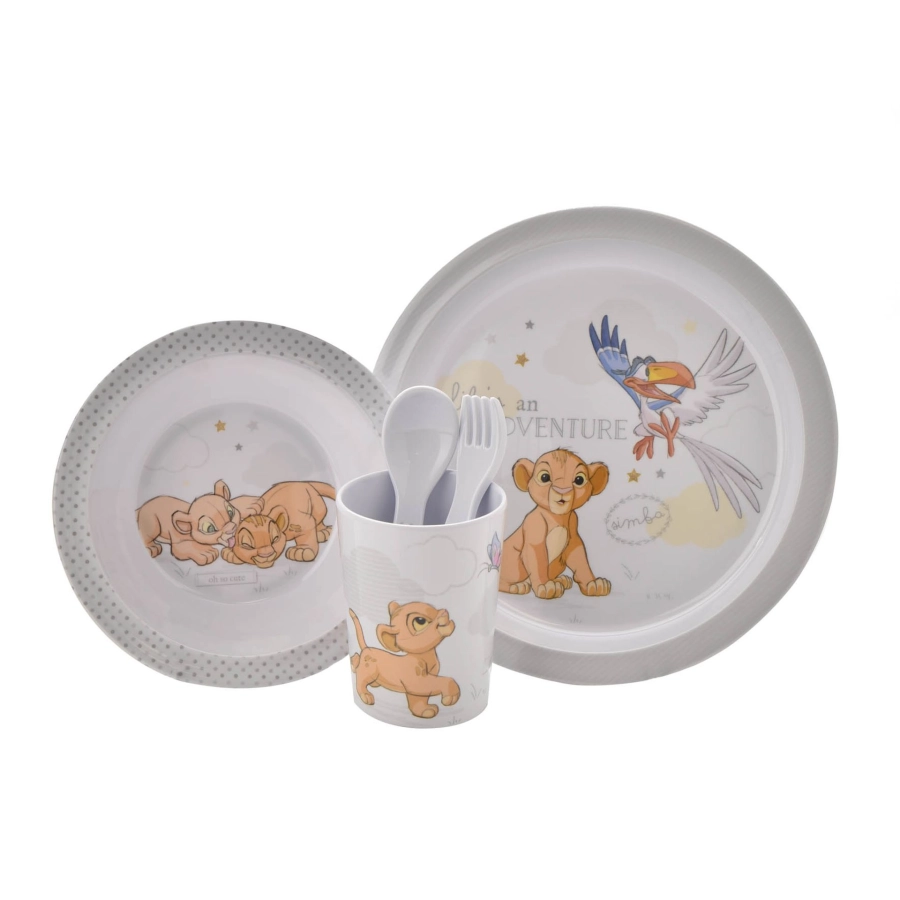 Disney Simba 5-delige eetset – vrolijk kinderservies uit The Lion King