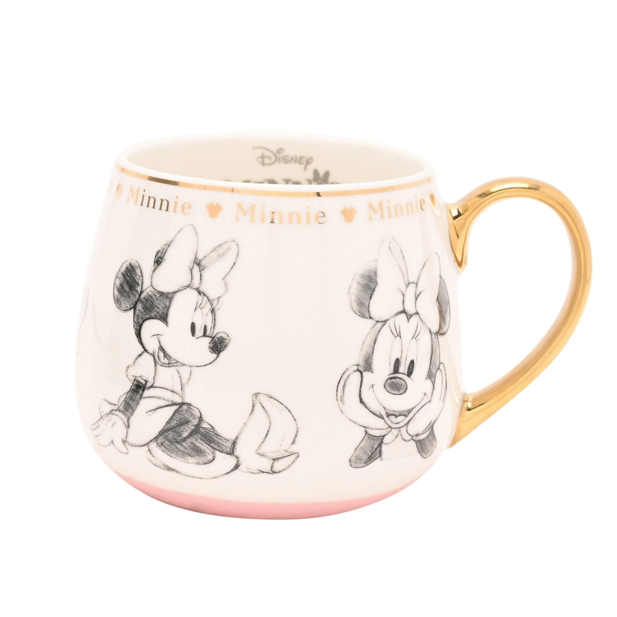 Minnie Mouse mok – Fijn porselein met gouden accenten