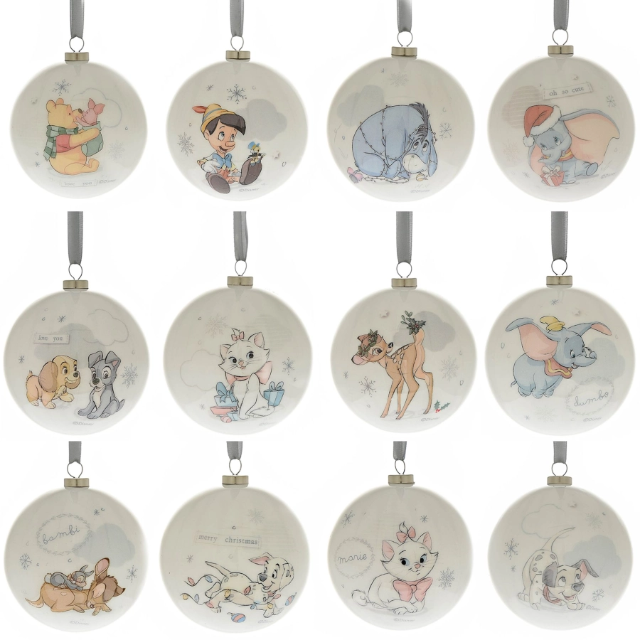 Disney Magical Beginnings kerstballen set – 12 stuks