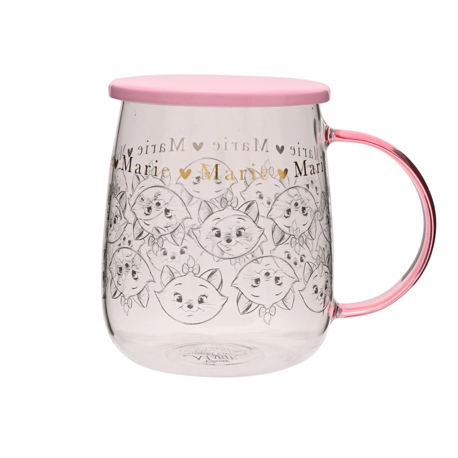 Disney Marie glas-mok met deksel