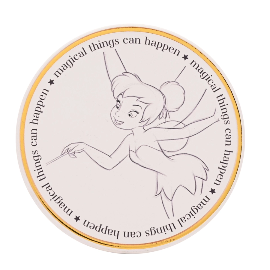 Tinker Bell keramische onderzetter – “Magical things can happen”