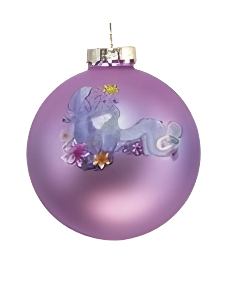 Glazen kerstbal Rapunzel