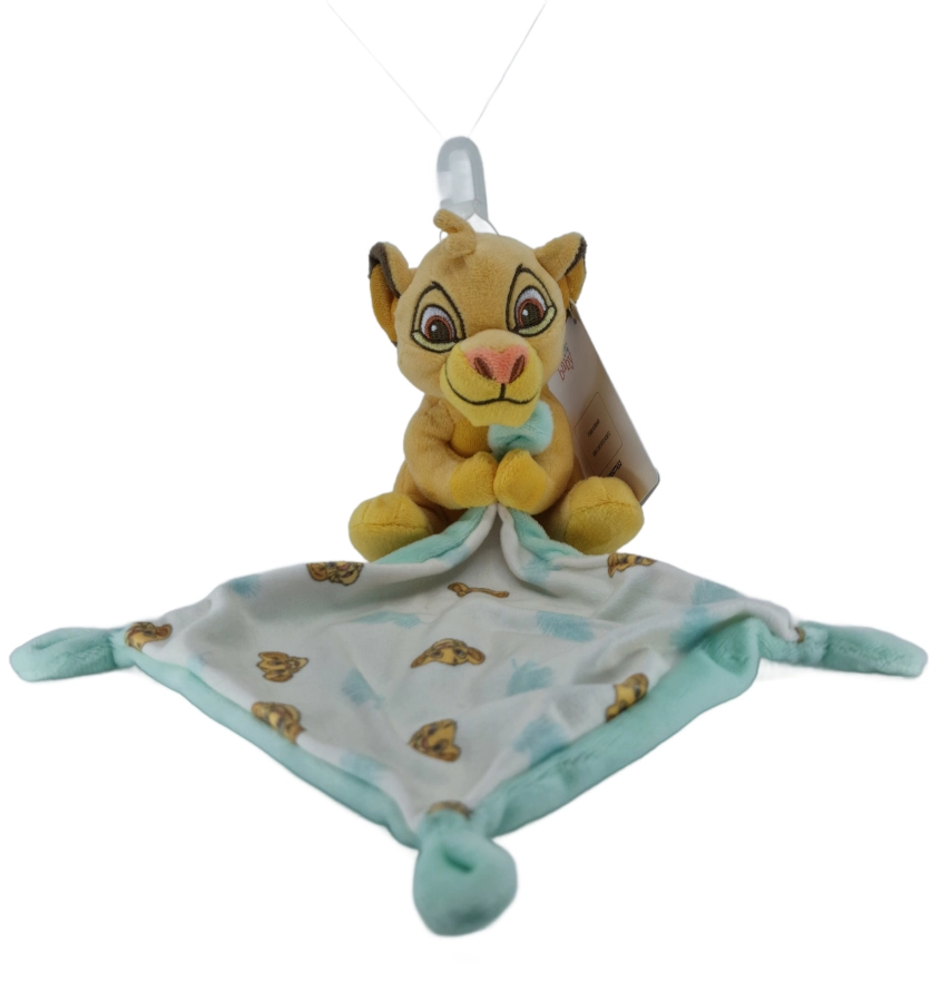 Disney Baby Simba doudou knuffeldoekje – zacht babydoekje 34 cm