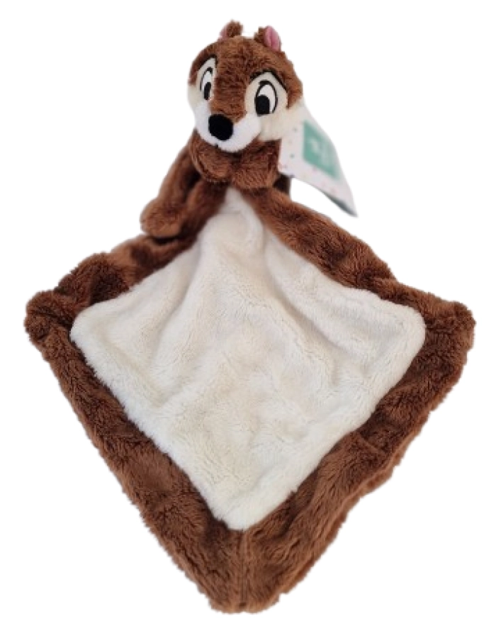 Disney Baby Chip (Knabbel) doudou knuffeldoekje – zacht babydoekje 37 cm