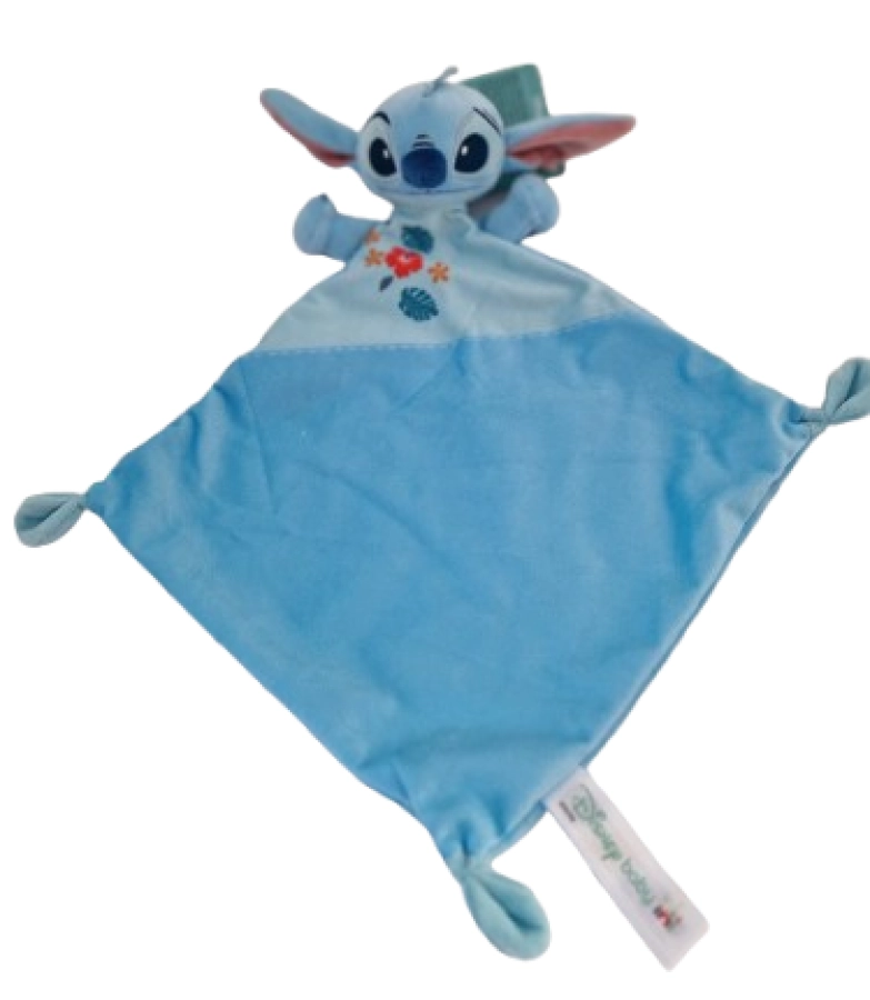 Disney Baby Stitch doudou knuffeldoekje – zacht babydoekje 39 cm