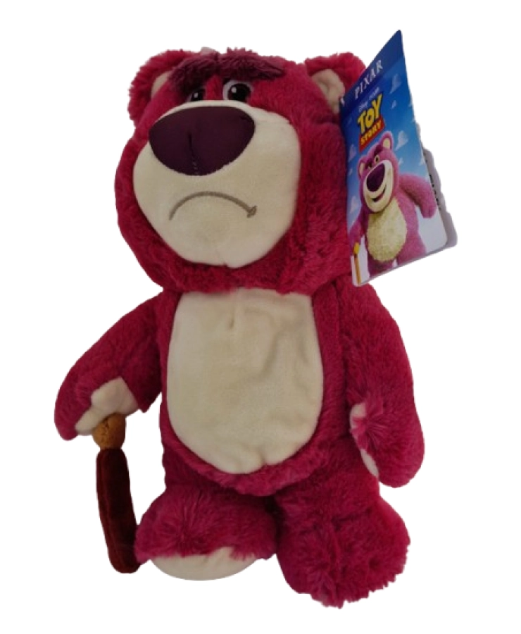 Disney Lots-o’-Huggin’ Bear (Lotso) knuffel – zachte pluche 25 cm vanaf 0 jaar