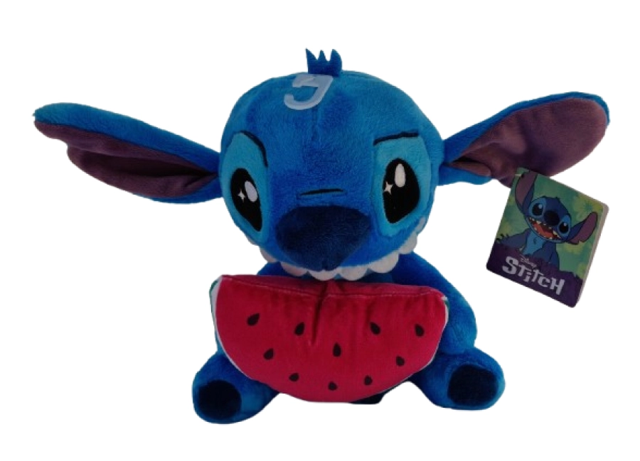 Disney Stitch met watermeloen knuffel – zachte pluche 25 cm