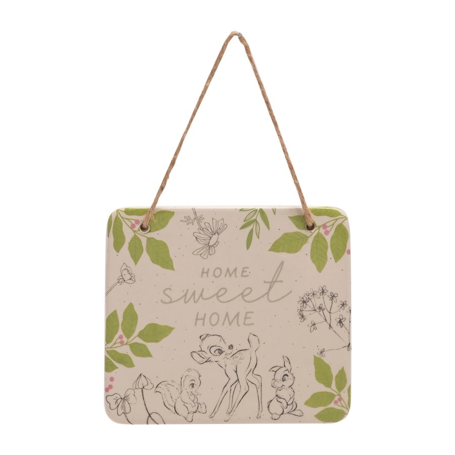 Bambi wandplaat – Disney Forest Friends Home Sweet Home muurdecoratie