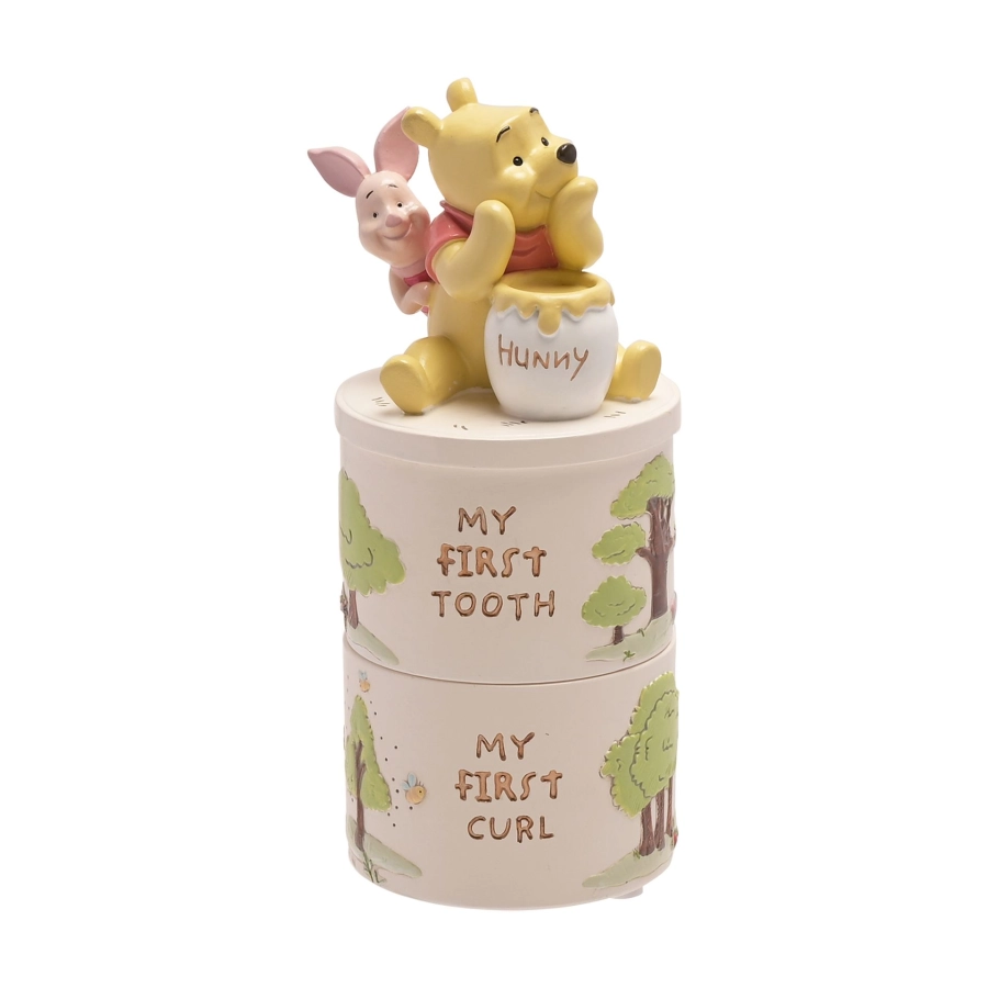 Disney Winnie de Poeh herinneringsdoos – My First Tooth & Curl