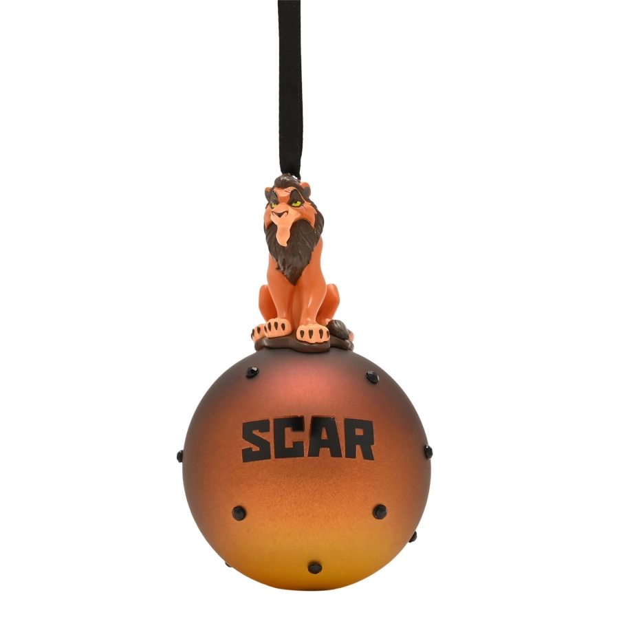 Disney The Lion King “Scar” Glazen Kerstbal | Luxe Kerstdecoratie