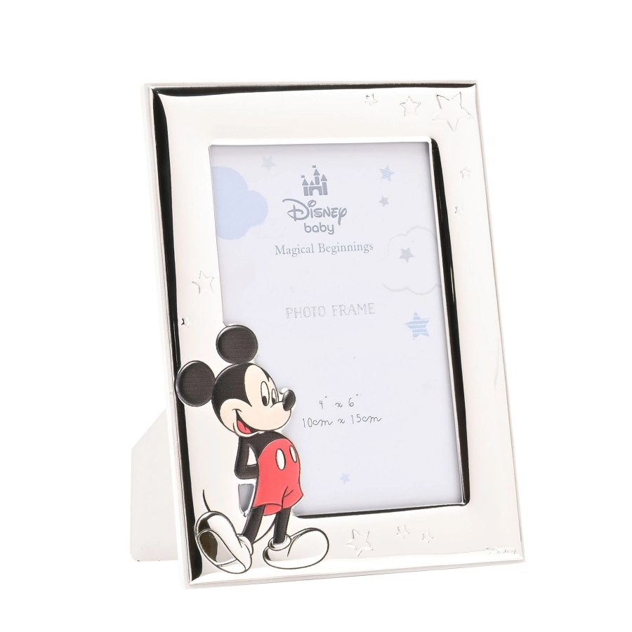 Disney Silver Mickey fotolijst 10x15 cm – elegant fotolijstje