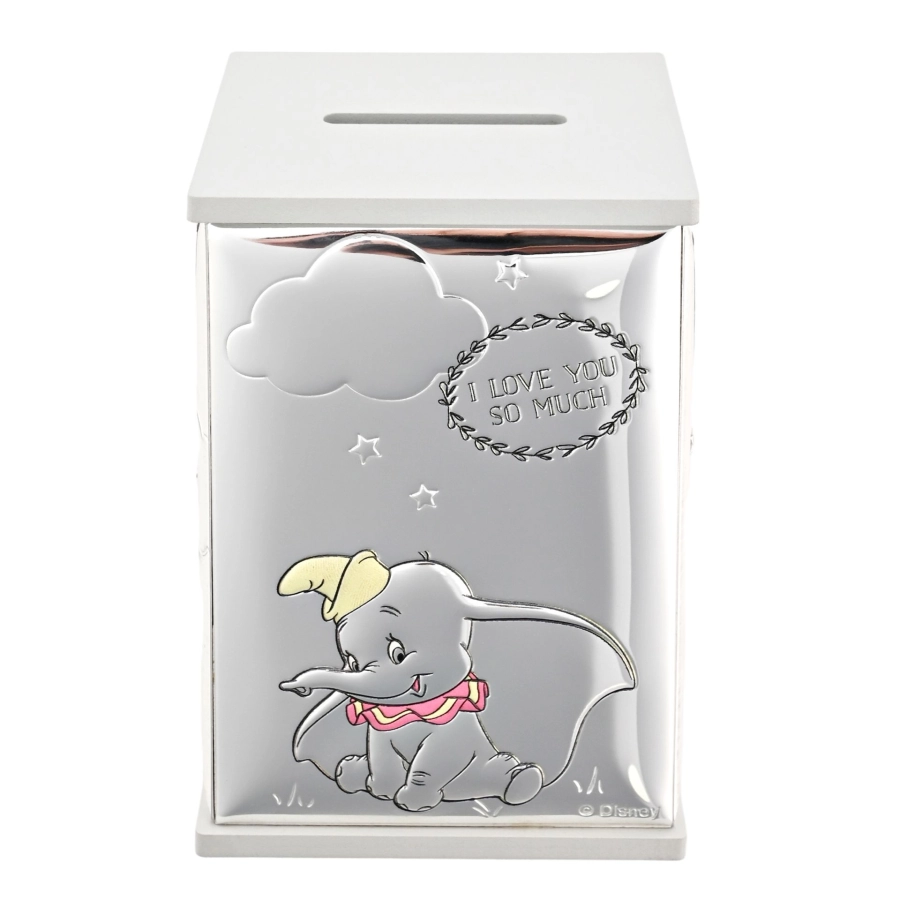 Disney Silver Dumbo Spaarpot – luxe zilveren money box