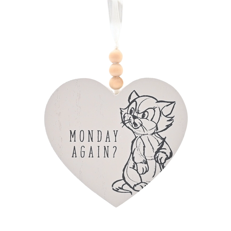 Disney Cats & Dogs Hart-plaque – Monday Again wanddecoratie