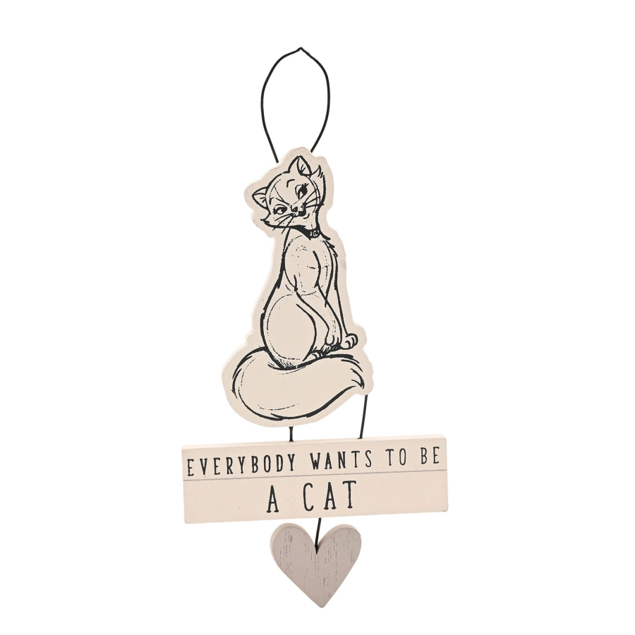 Disney Cats & Dogs Wandplaque – Marie Small Plaque