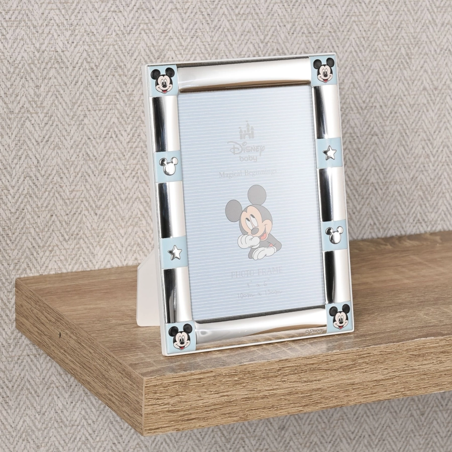 Mickey Mouse Fotolijst 4×6″ – Zilveren foto frame
