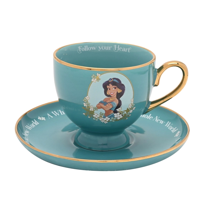 Disney Jasmine Pastel Princess Theekop & Schotel – Servies 150 ml