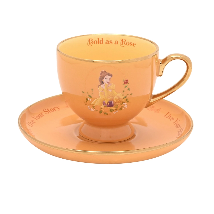 Disney Belle Theekop & Schotel – Pastel Princess Porselein