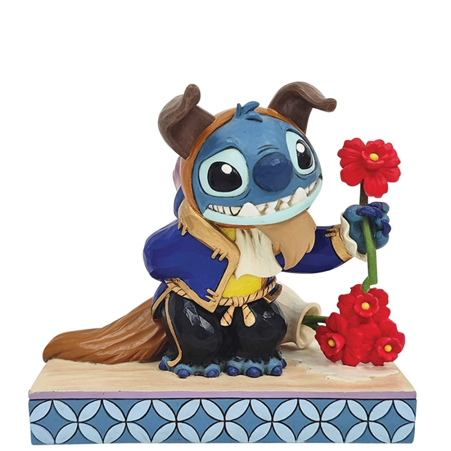 Stitch als Beest beeldje Disney