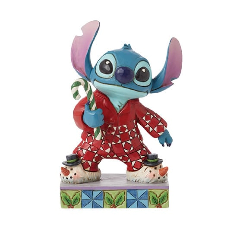 Stitch in Christmas PJs Figurine - Disney Traditions by Jim Shore - 6015008