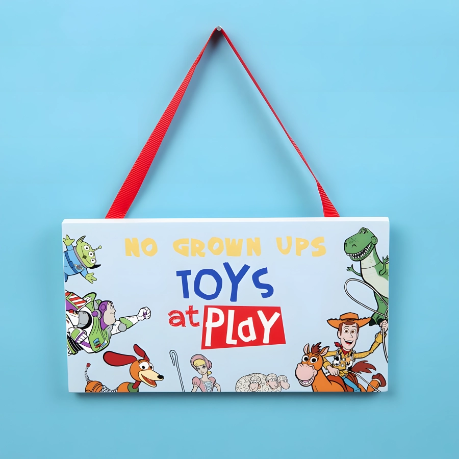 Deur bordje van Toy Story met Woody en Buzz