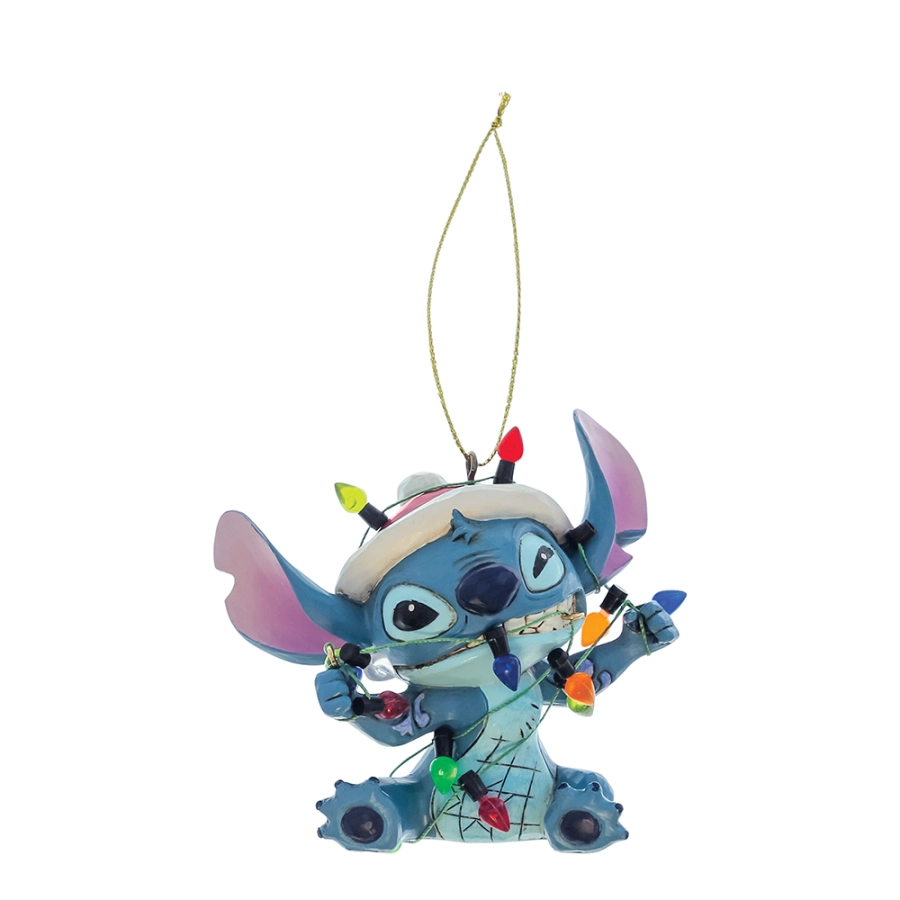Stitch met kerstlichtjes hanger Disney