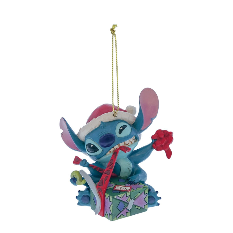 Stitch met cadeau kersthanger Disney
