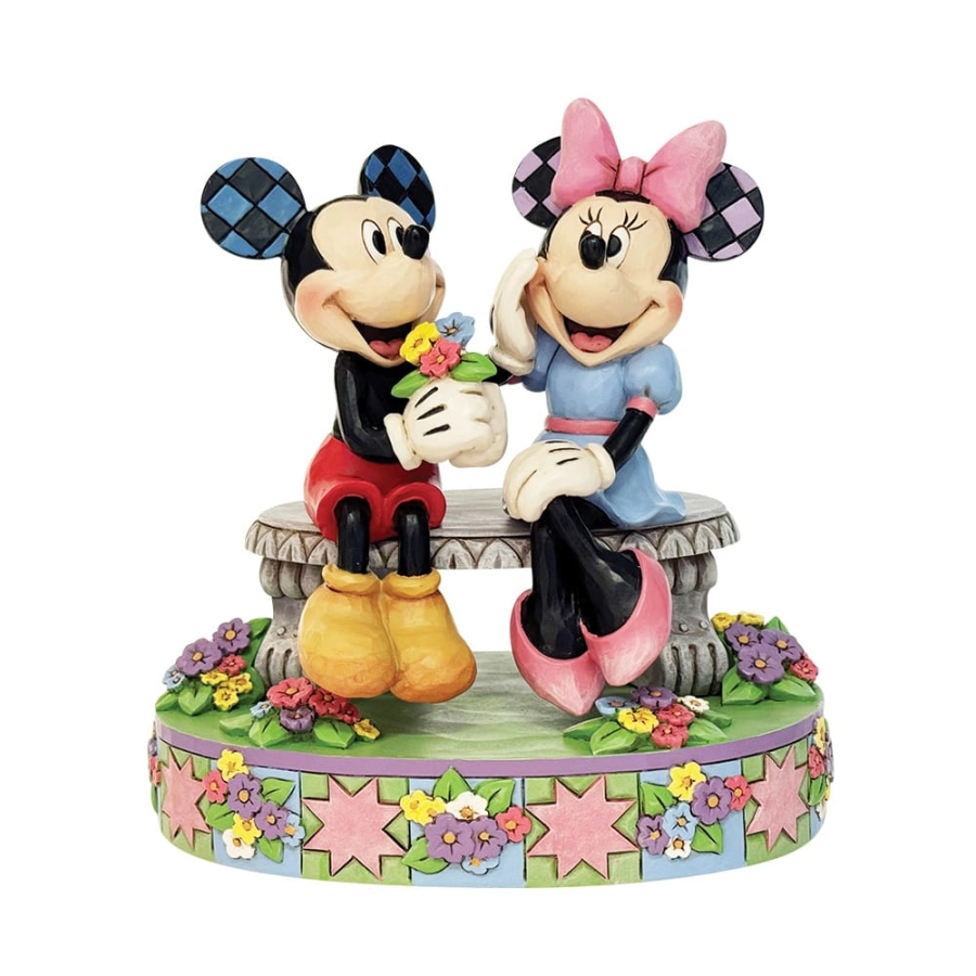 Mickey en Minnie op bankje Disney | Magica