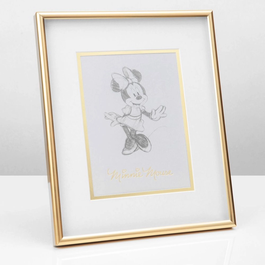 Disney ingelijste afbeelding Minnie – vrolijke wanddecoratie voor elke kamer